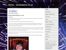 Tablet Screenshot of abrakidabra.co.uk